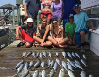 Fishing on the Stormy Petrel II at Hatteras Landing Marina