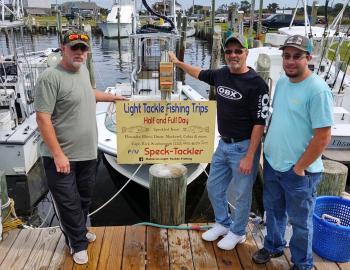 Speck-Tackler Inshore Fishing Charters Hatteras Teach's