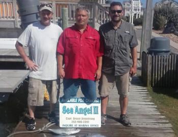 Blackfin biting on Hatteras Island