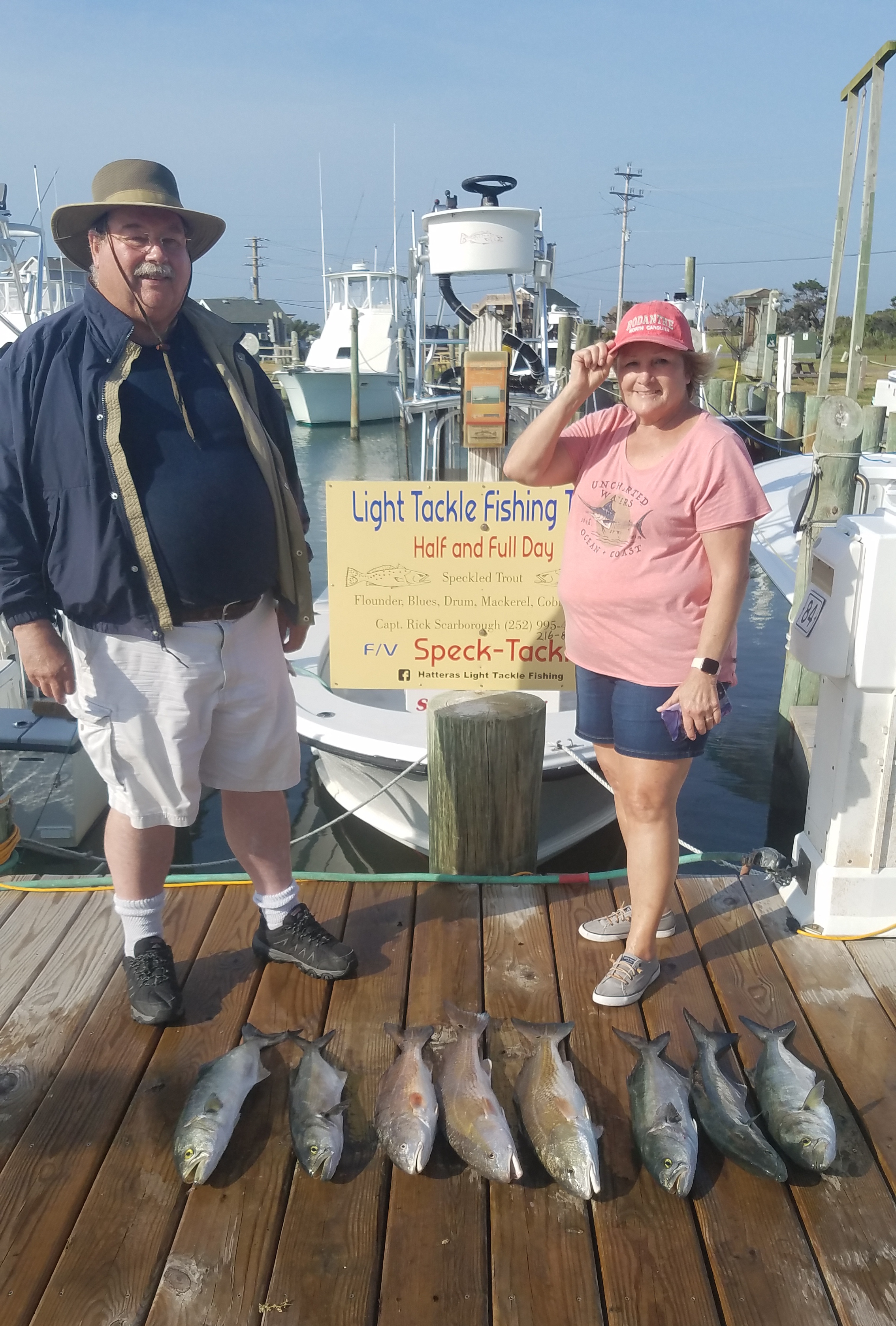 Speck-Tackler Fishing Teach's Lair Hatteras Inshore Charters