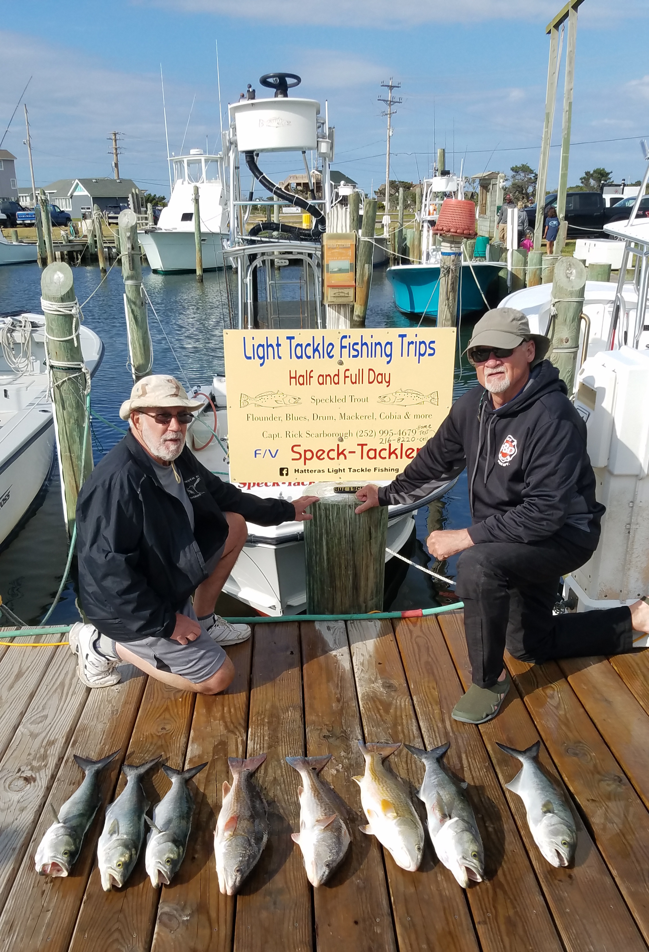 Speck-Tackler Fishing Teach's Lair Hatteras Inshore Charters