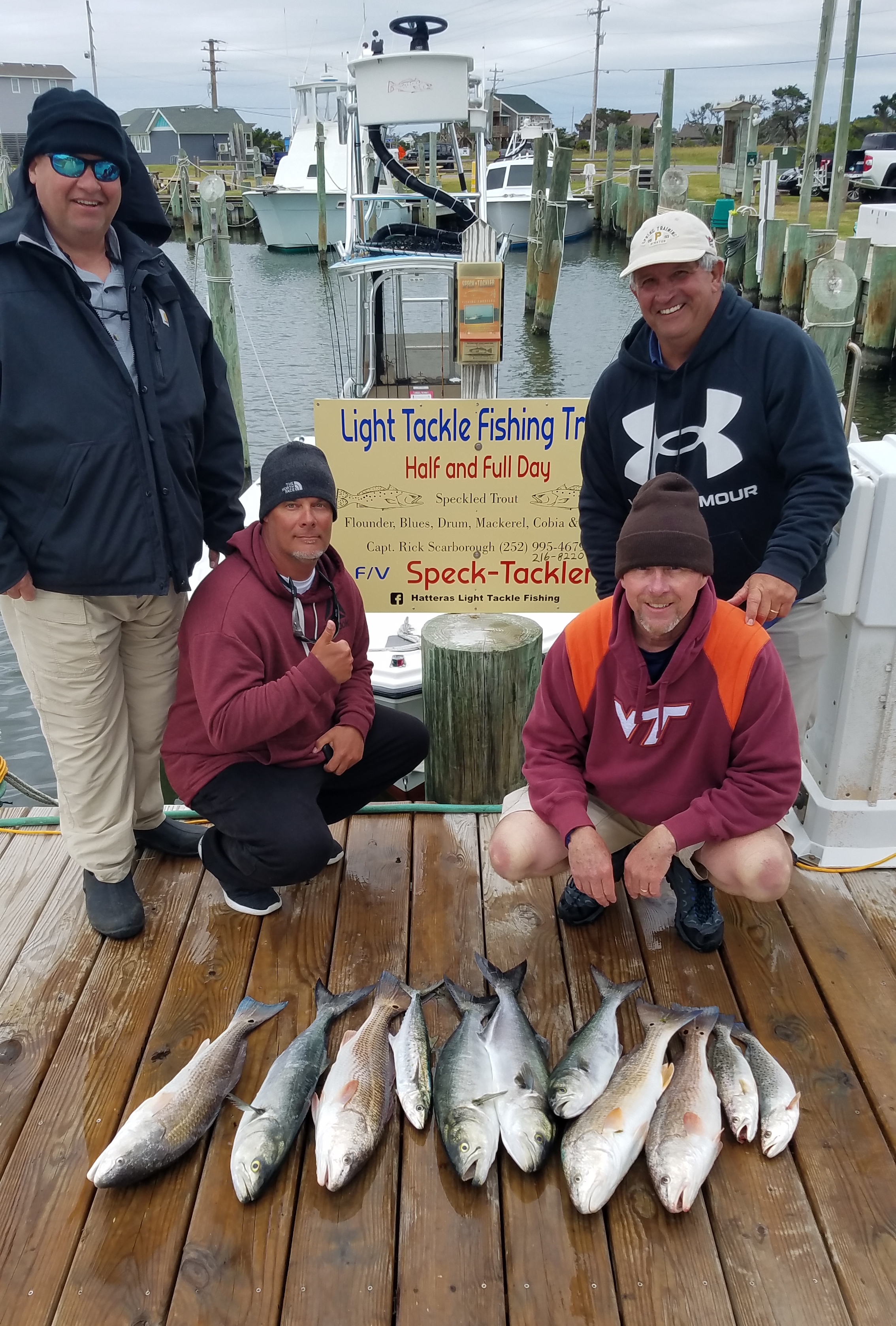 Speck-Tackler Fishing Teach's Lair Hatteras Inshore Fishing Charters