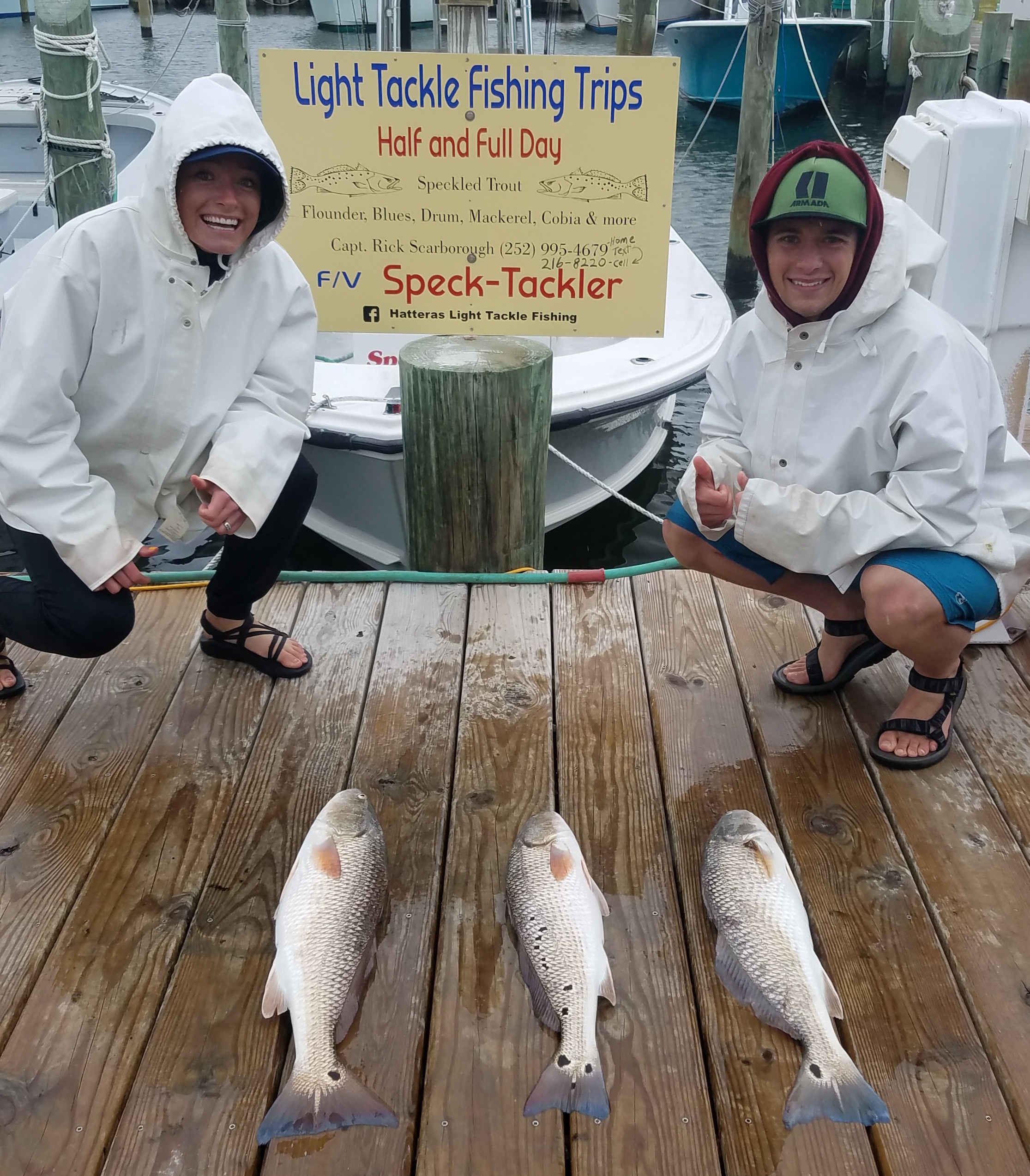 Speck-Tackler Fishing Teach's Lair Hatteras Inshore Charters