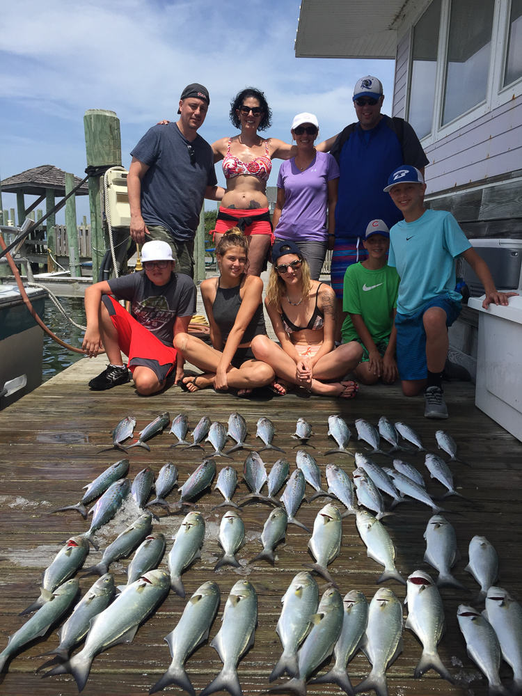 Fishing on the Stormy Petrel II at Hatteras Landing Marina