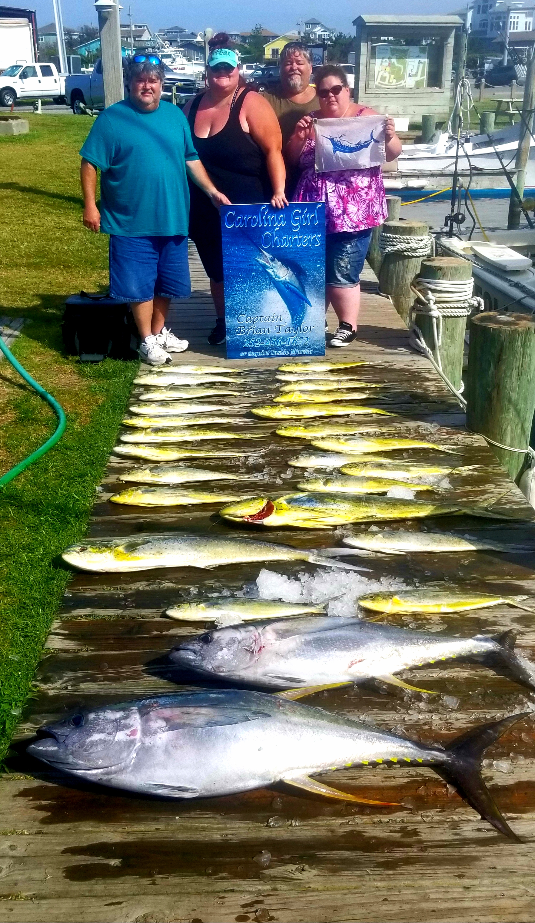 Carolina Girl Fishing Charter Teach's Lair Tuna Mahi Dolphin