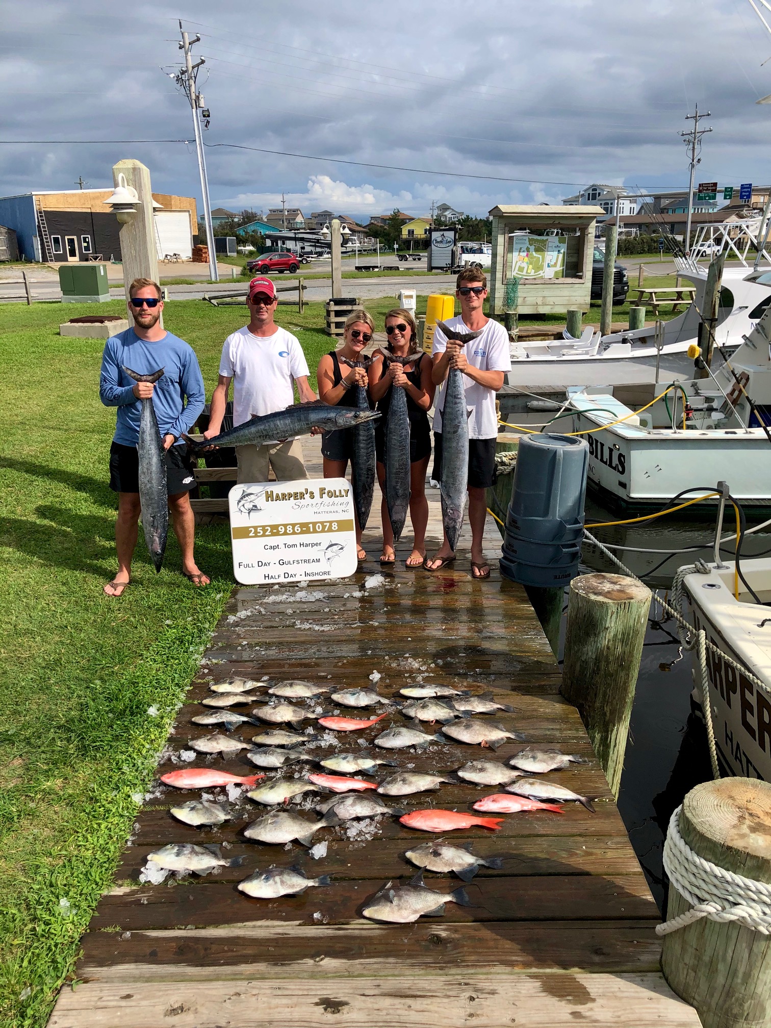 Harper's Folly Teach's Lair Fishing Wahoo Triggerfish