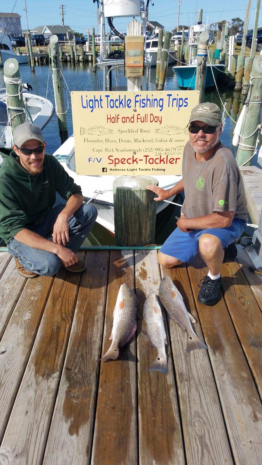 Speck-Tackler Fishing Teach's Lair Hatteras Inshore Charters