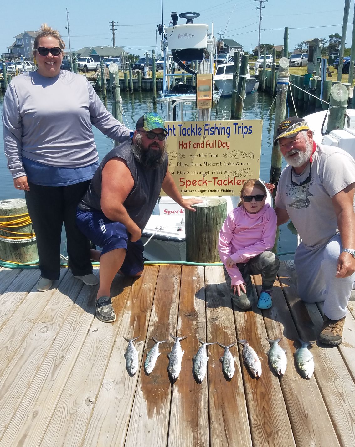 Speck-Tackler Fishing Teach's Lair Hatteras Inshore Charters