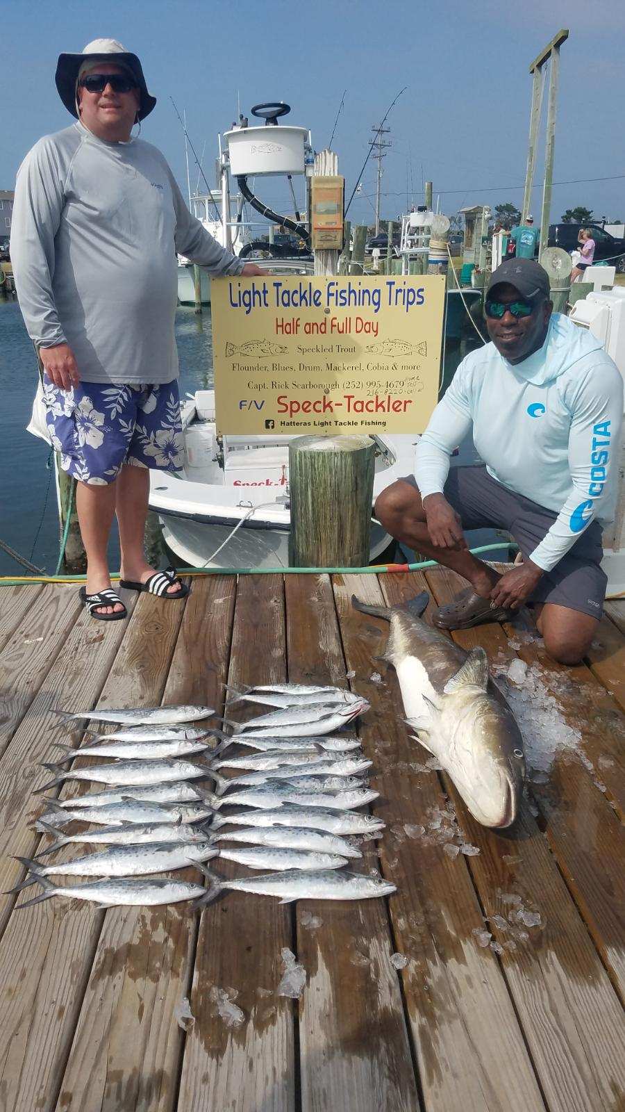 Speck-Tackler Fishing Teach's Lair Inshore Charters Cobia Spanish Mackerel
