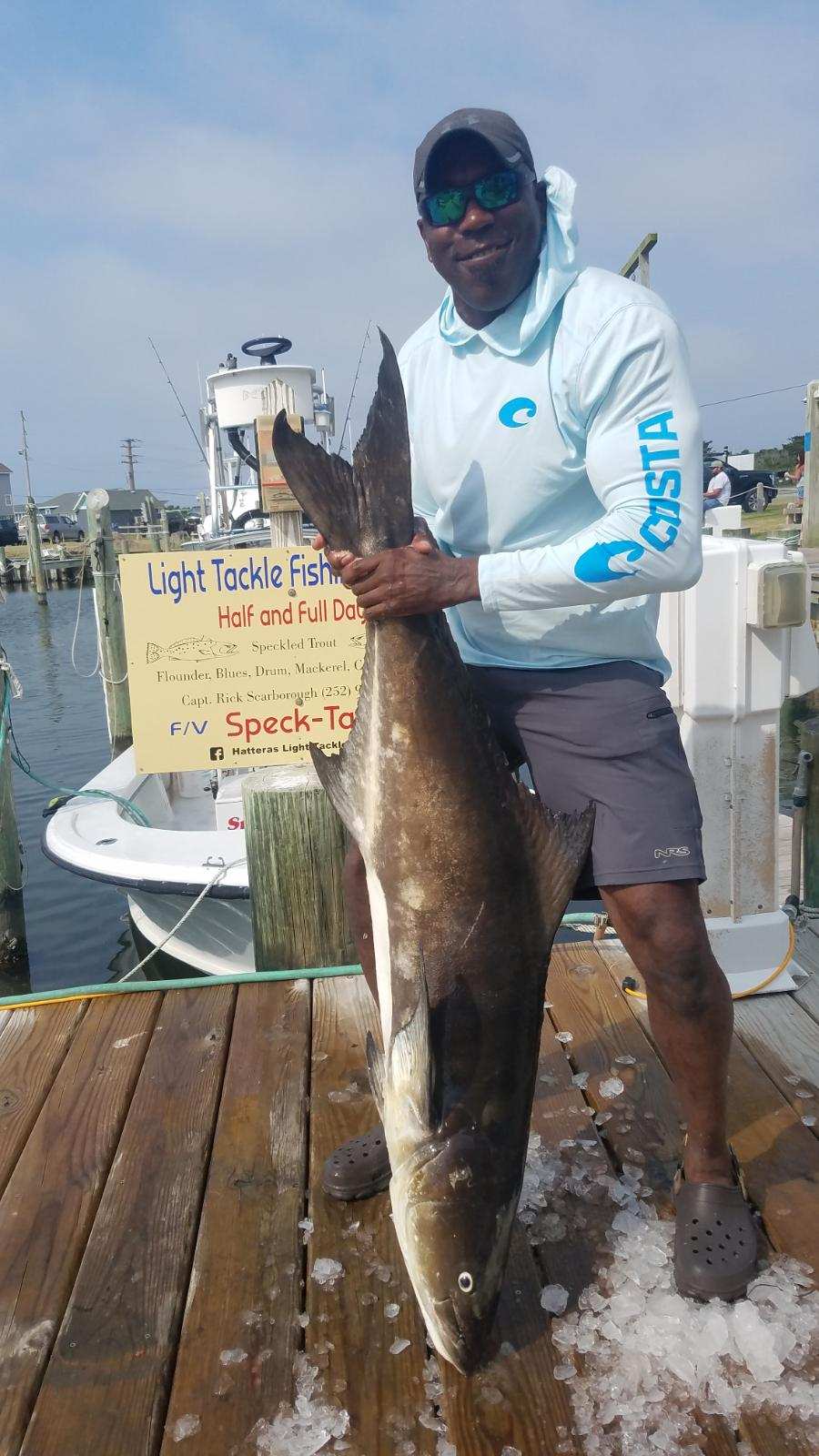 Speck-Tackler Fishing Teach's Lair Inshore Charters Cobia