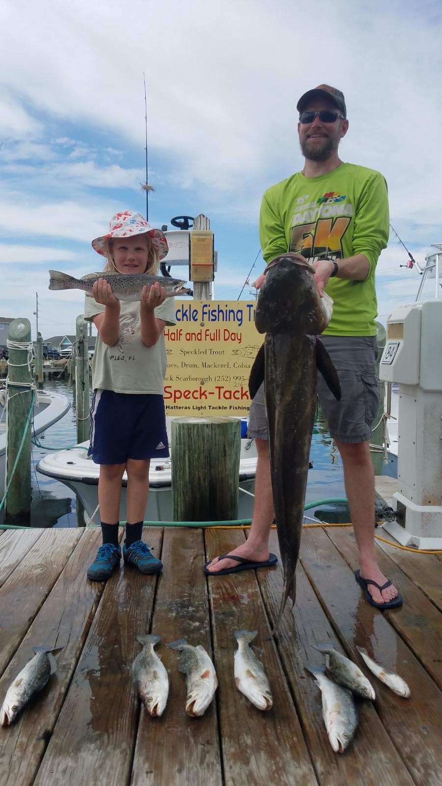 Speck-Tackler Fishing Teach's Lair Hatteras Inshore Charters