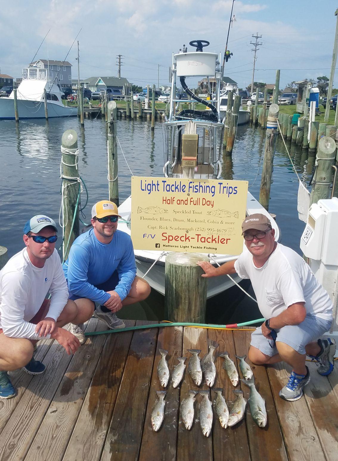 Speck-Tackler Fishing Teach's Lair Hatteras Inshore Charters