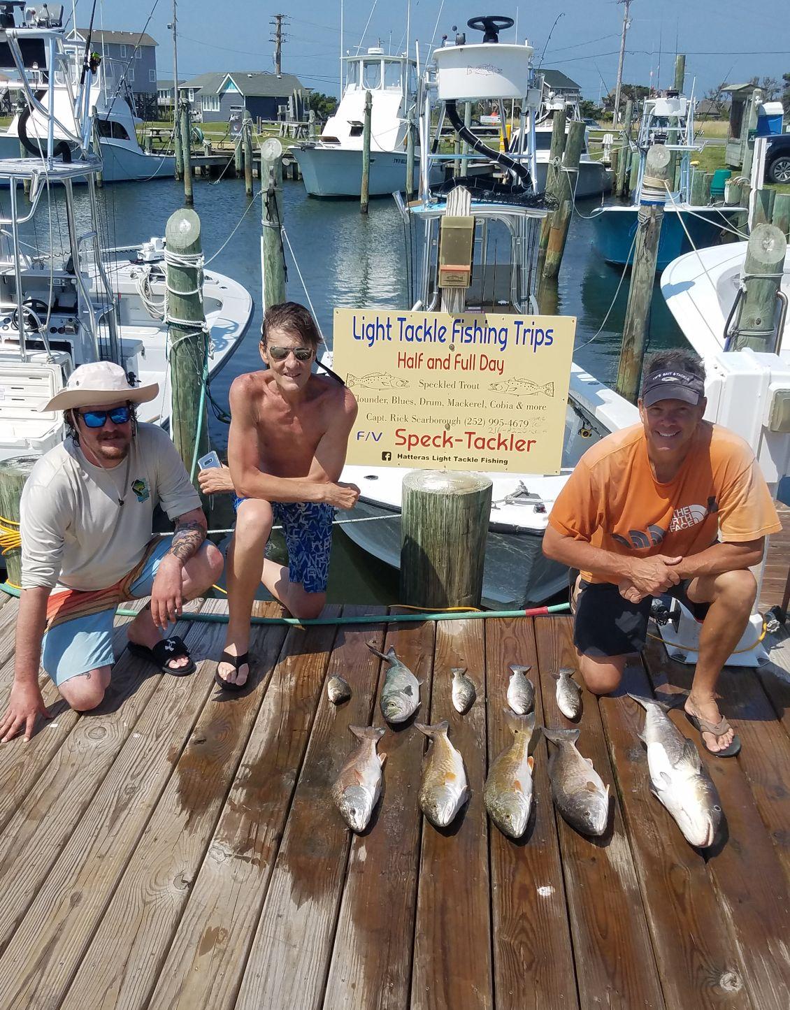 Speck-Tackler Fishing Teach's Lair Hatteras Inshore Charters