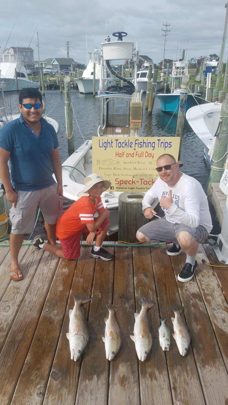 Speck-Tackler Fishing Teach's Lair Hatteras Inshore Charters