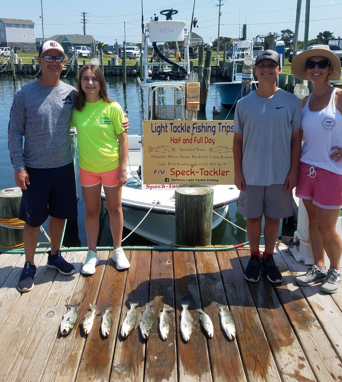 Speck-Tackler Fishing Teach's Lair Hatteras Inshore Charters