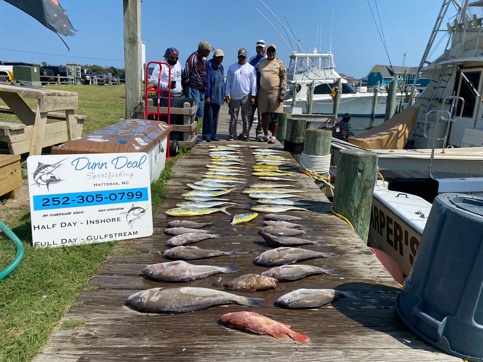 Dunn Deal Sportfishing Charters Hatteras, NC Teach's Lair Marina