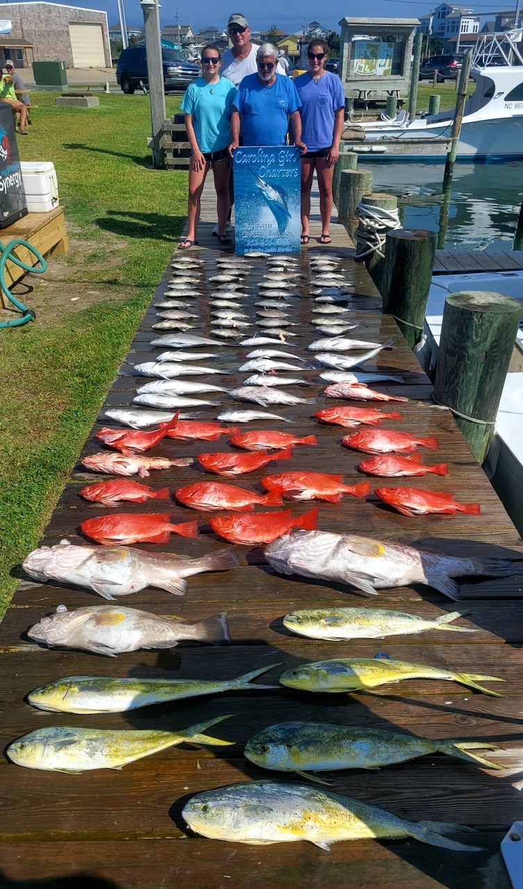 Carolina Girl Teach's Lair Marina Offshore Fishing Hatteras, OBX