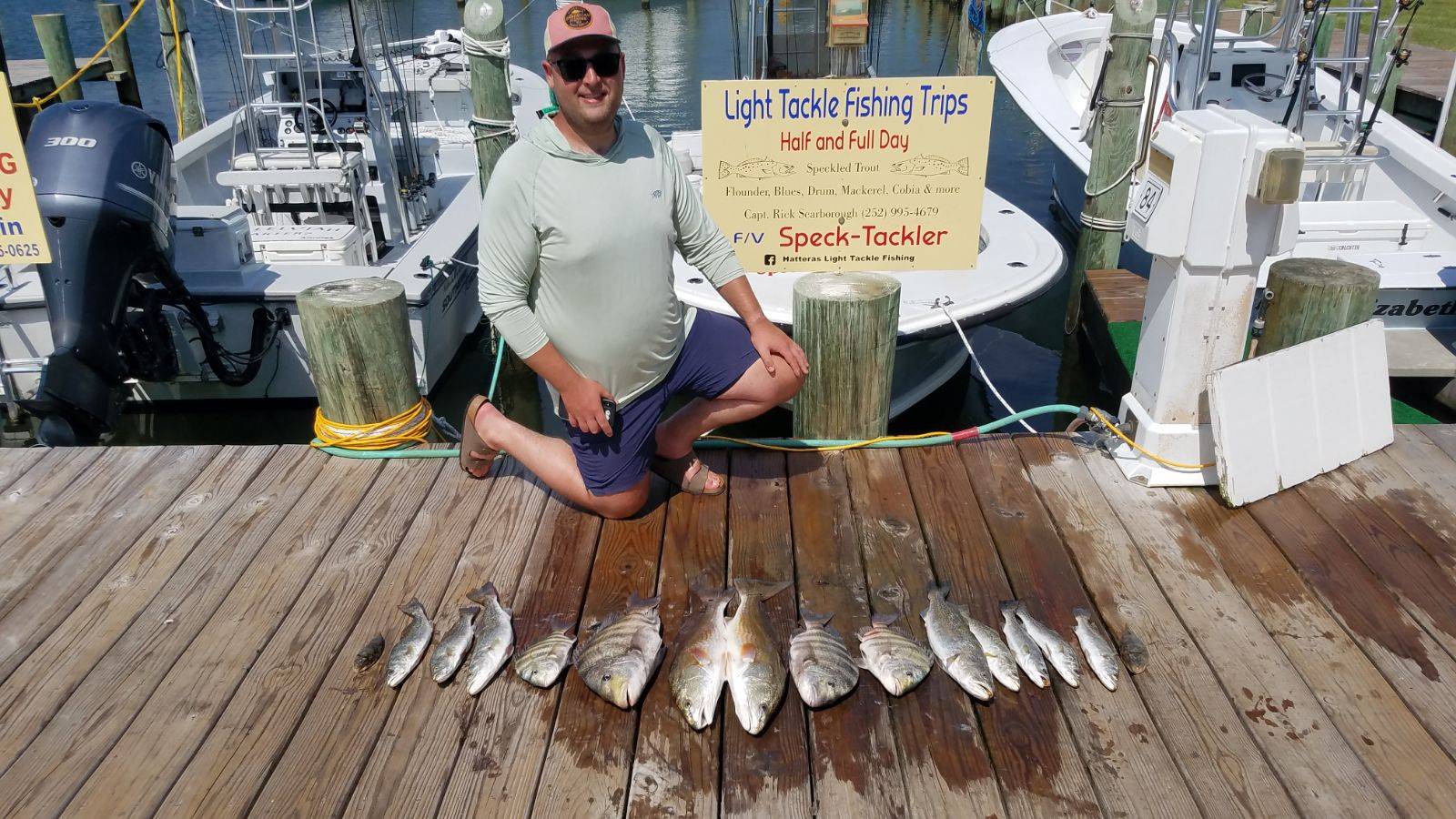 Speck-Tackler Fishing Teach's Lair Hatteras Inshore Charters