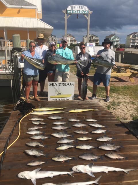 Fishing on the Sea Dream at Hatteras Landing Marina