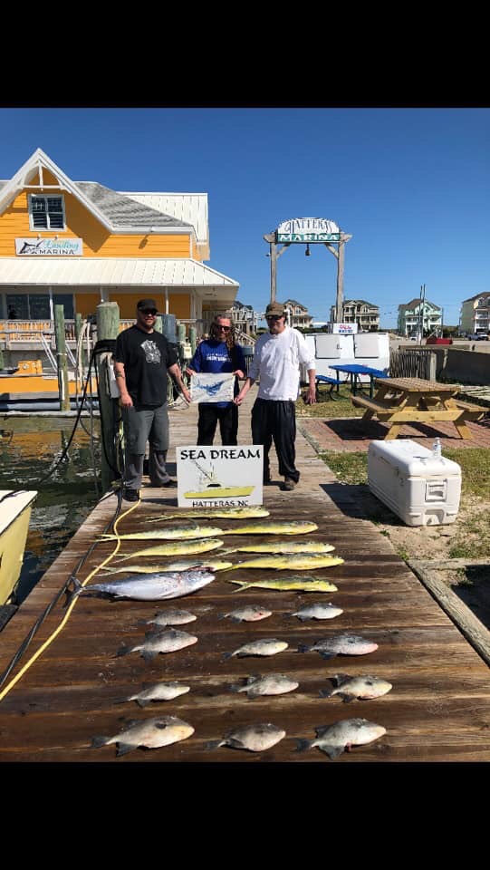 Fishing on the Sea Dream at Hatteras Landing Marina