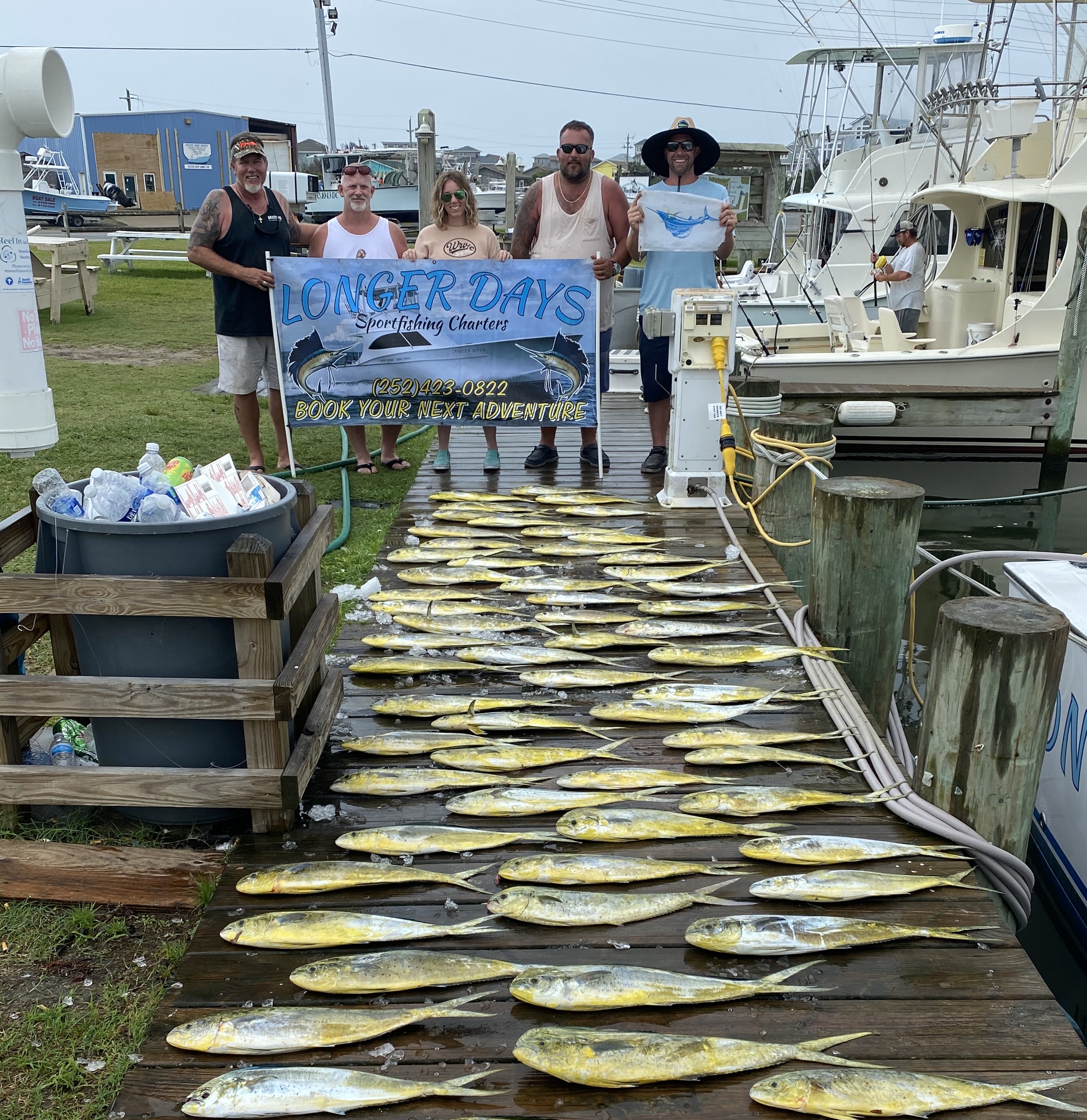 Longer Days Fishing Charter Teach's Lair Mahi