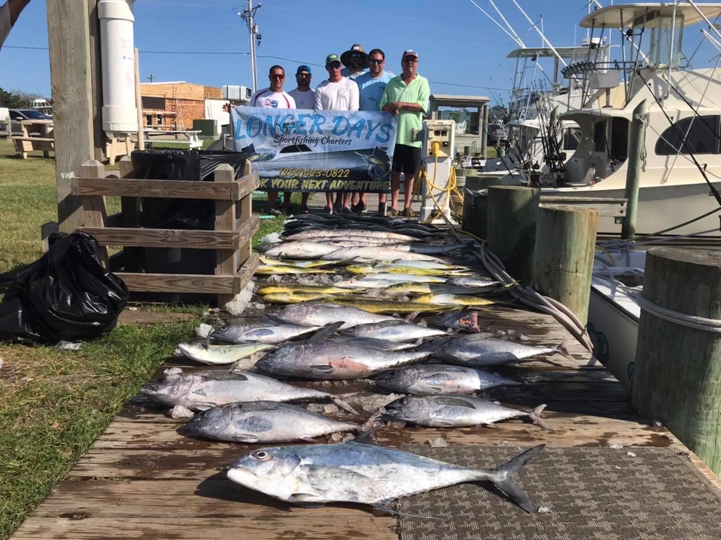 Hatteras Sportfishing Offshore Teach's Lair Charters Tuna Mahi