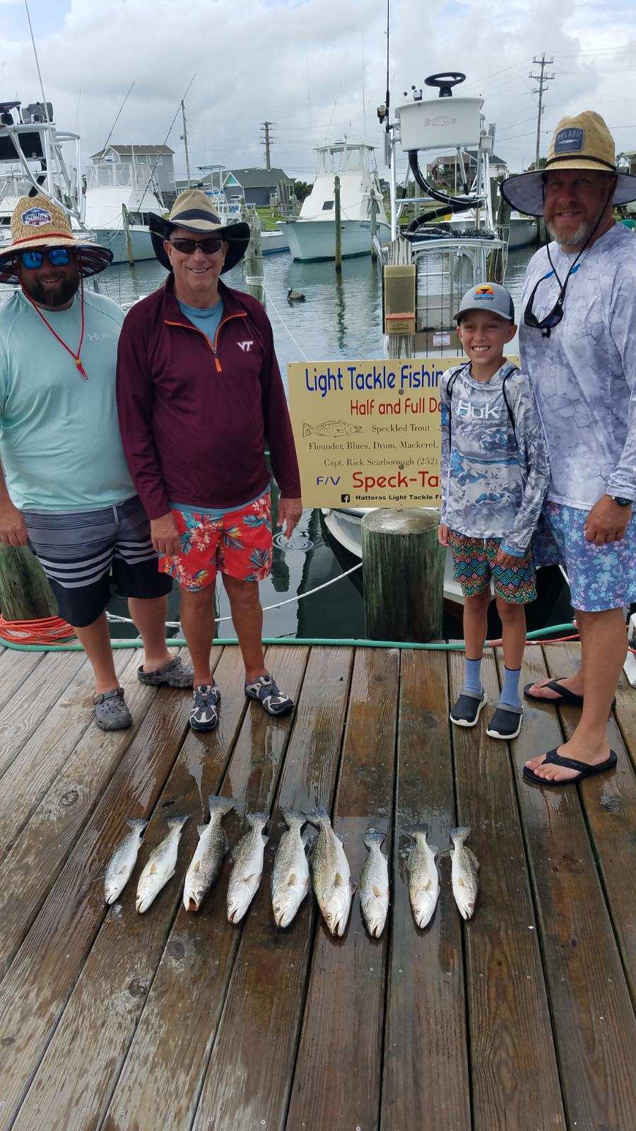 Speckled Trout Fishing Hatteras Inshore Charters