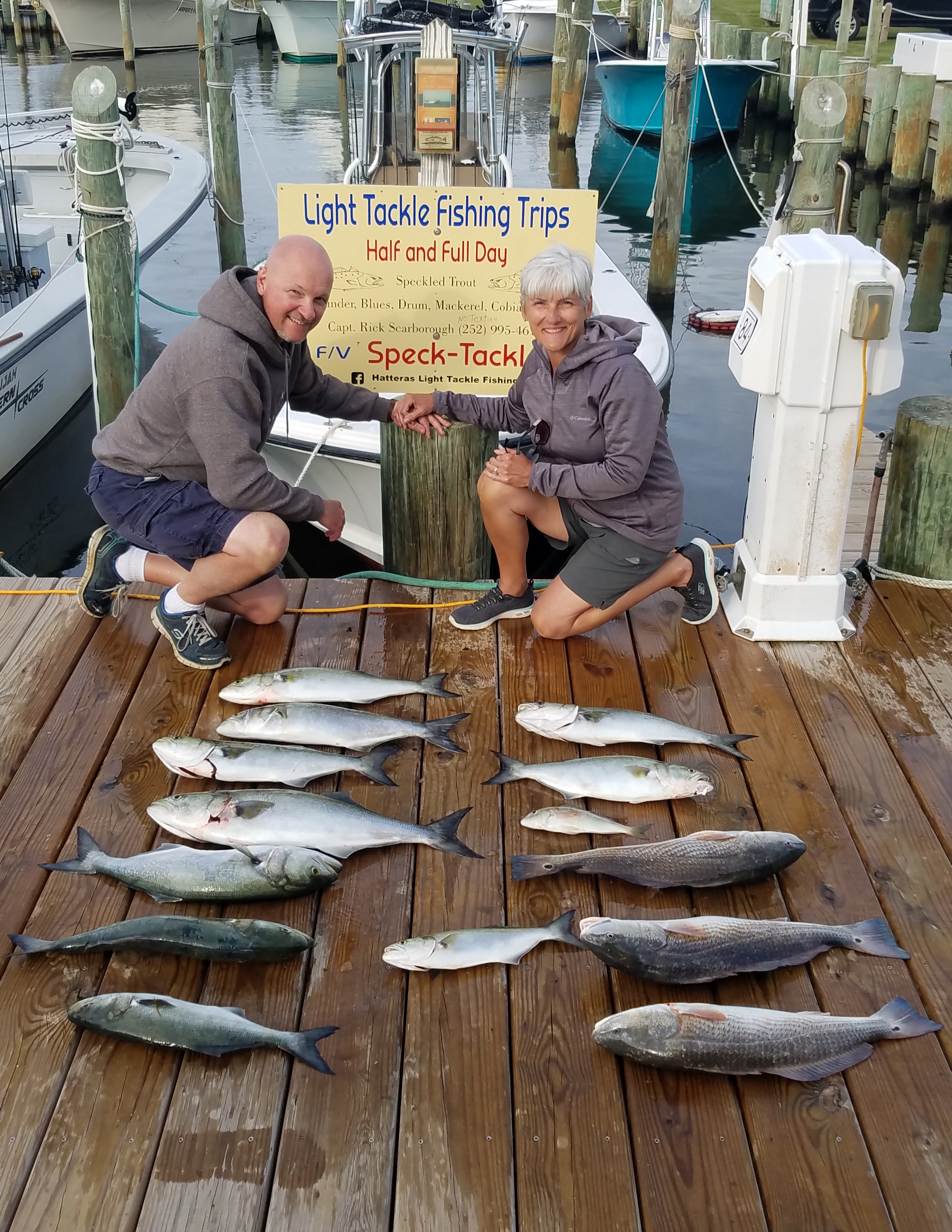 Speck-Tackler Fishing Teach's Lair Hatteras Inshore Charters