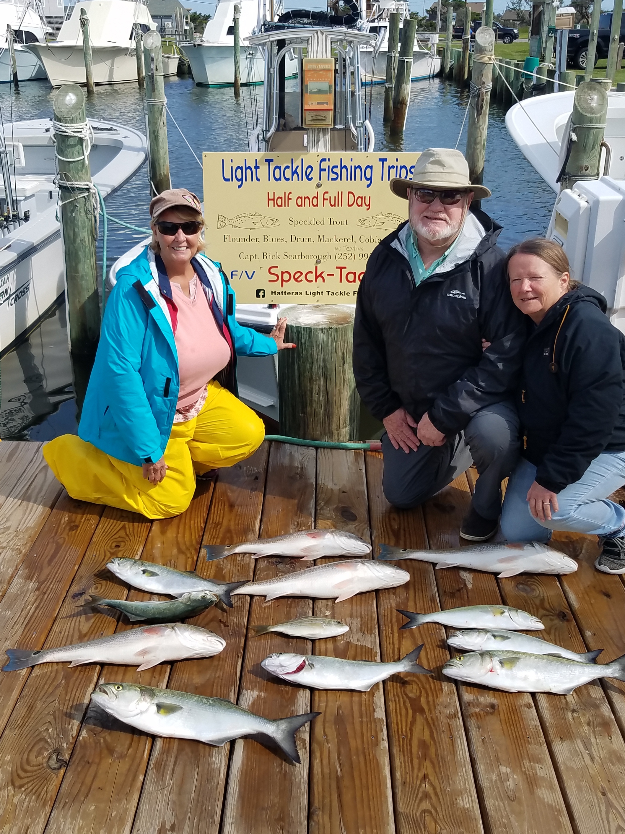 Speck-Tackler Fishing Teach's Lair Hatteras Inshore Charters