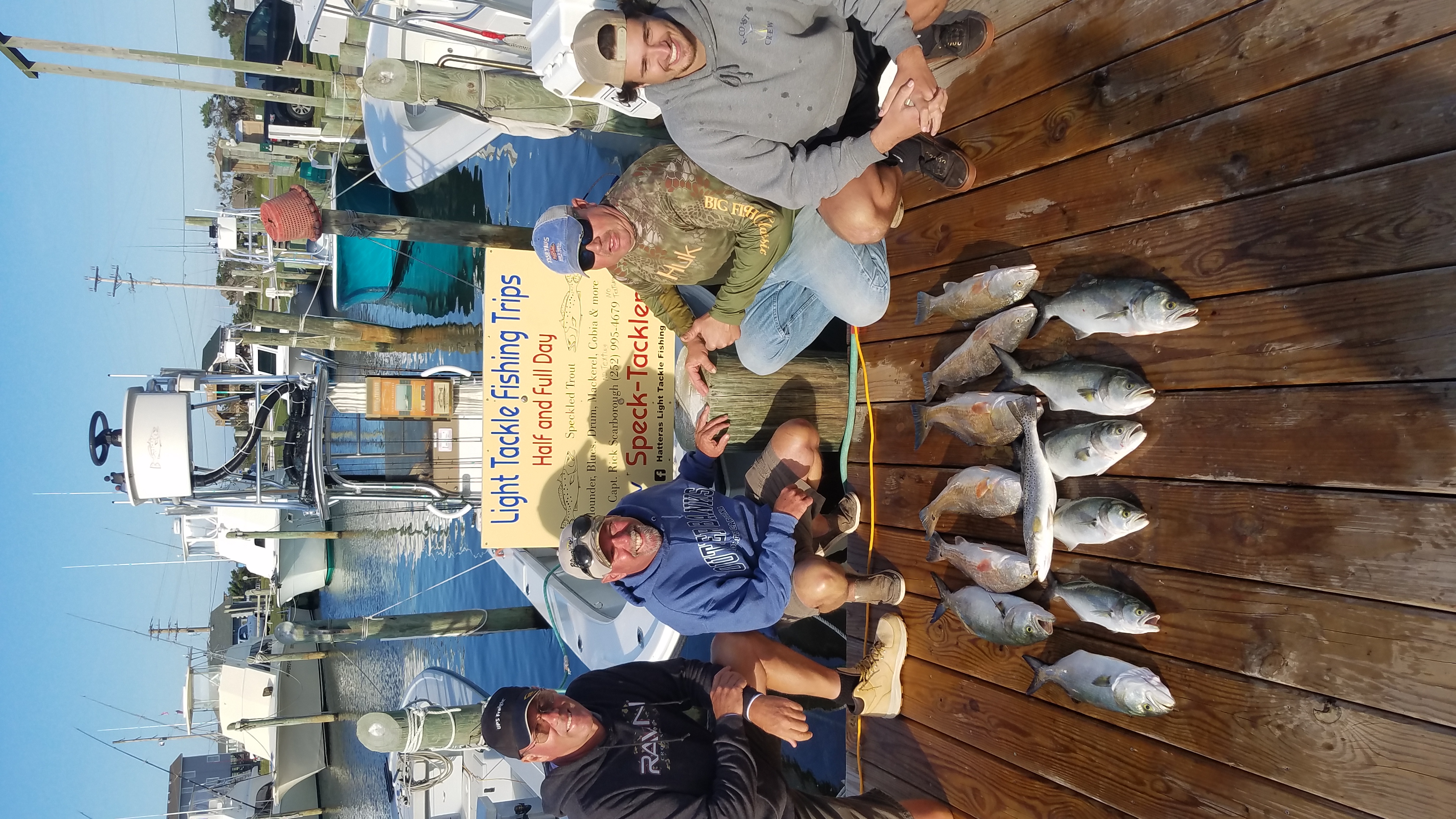 Speck-Tackler Teach's Lair Fishing Charter Inshore Hatteras