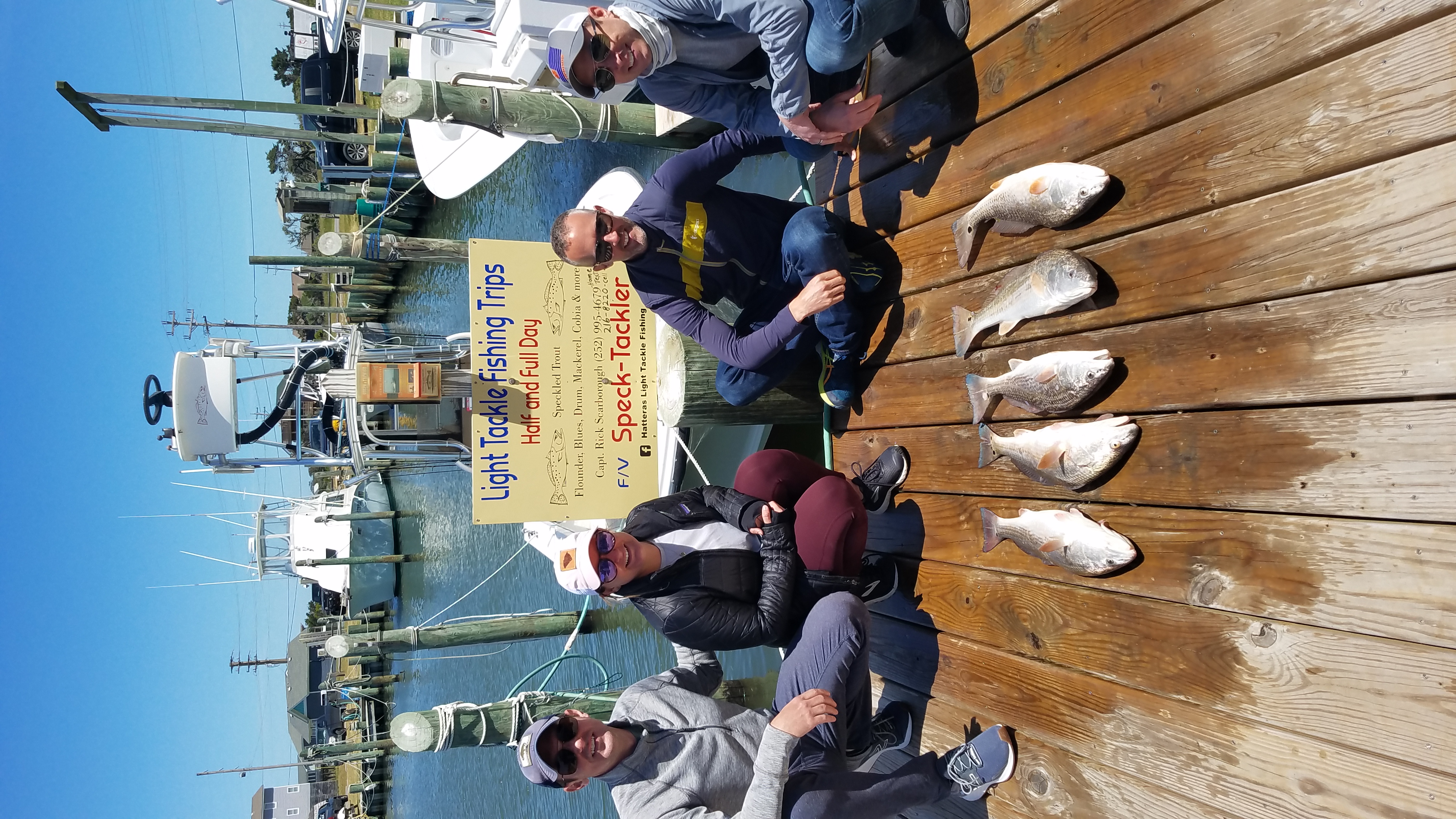 Speck-Tackler Teach's Lair Fishing Charter Inshore Hatteras