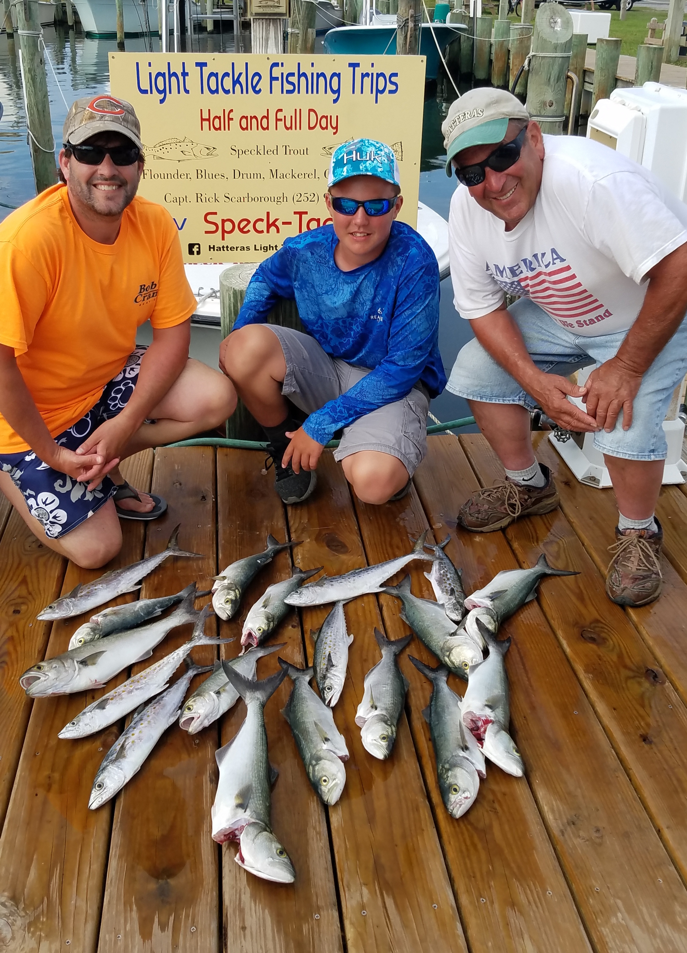 Speck-Tackler Charters Teach's Lair