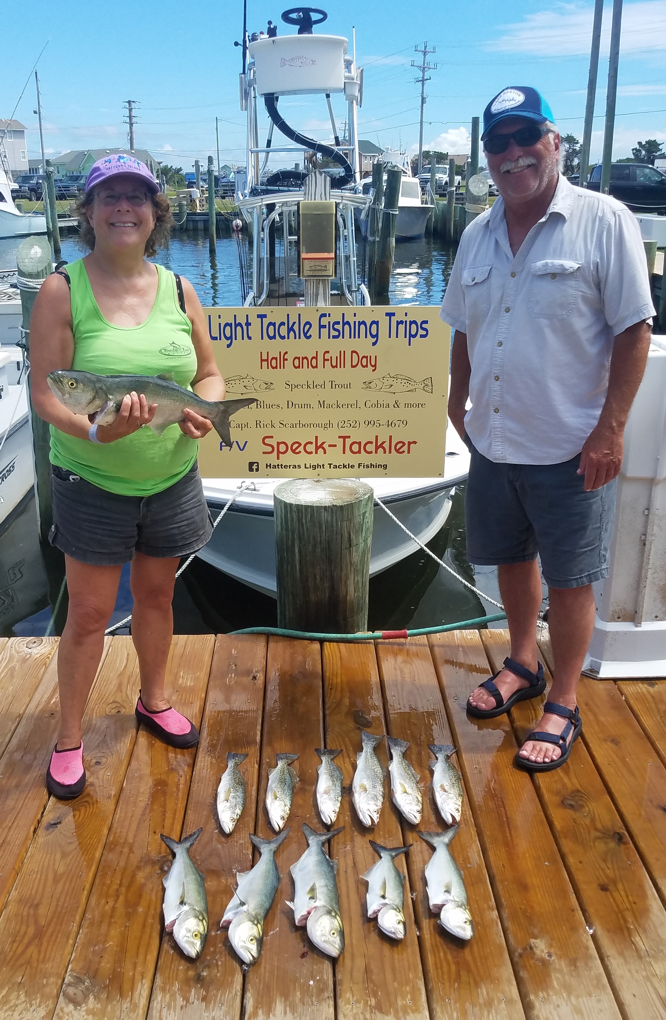 Speck-Tackler Charters Teach's Lair