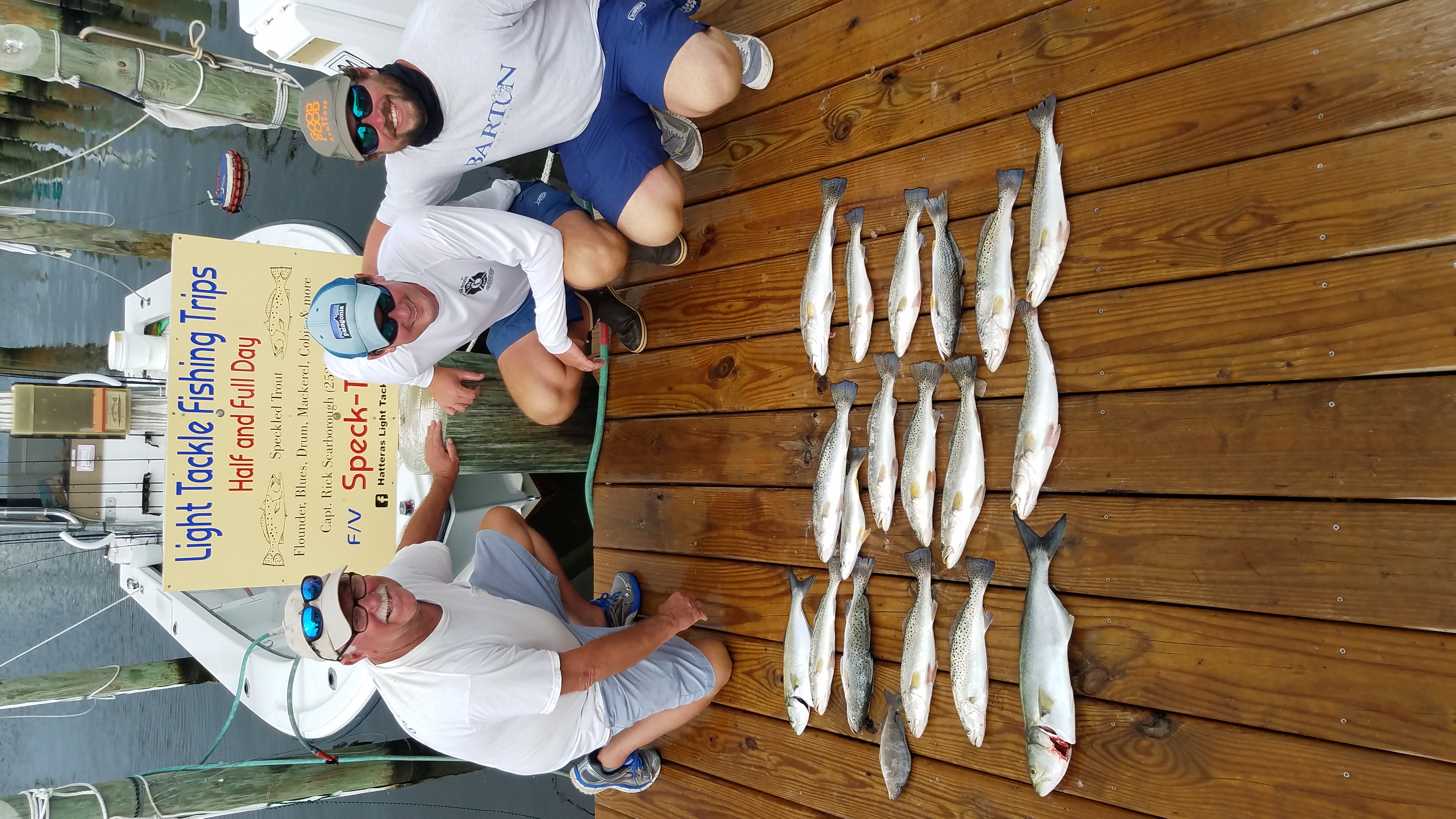 Hatteras Inshore Fishing Charters Teach's Lair Speck-Tackler