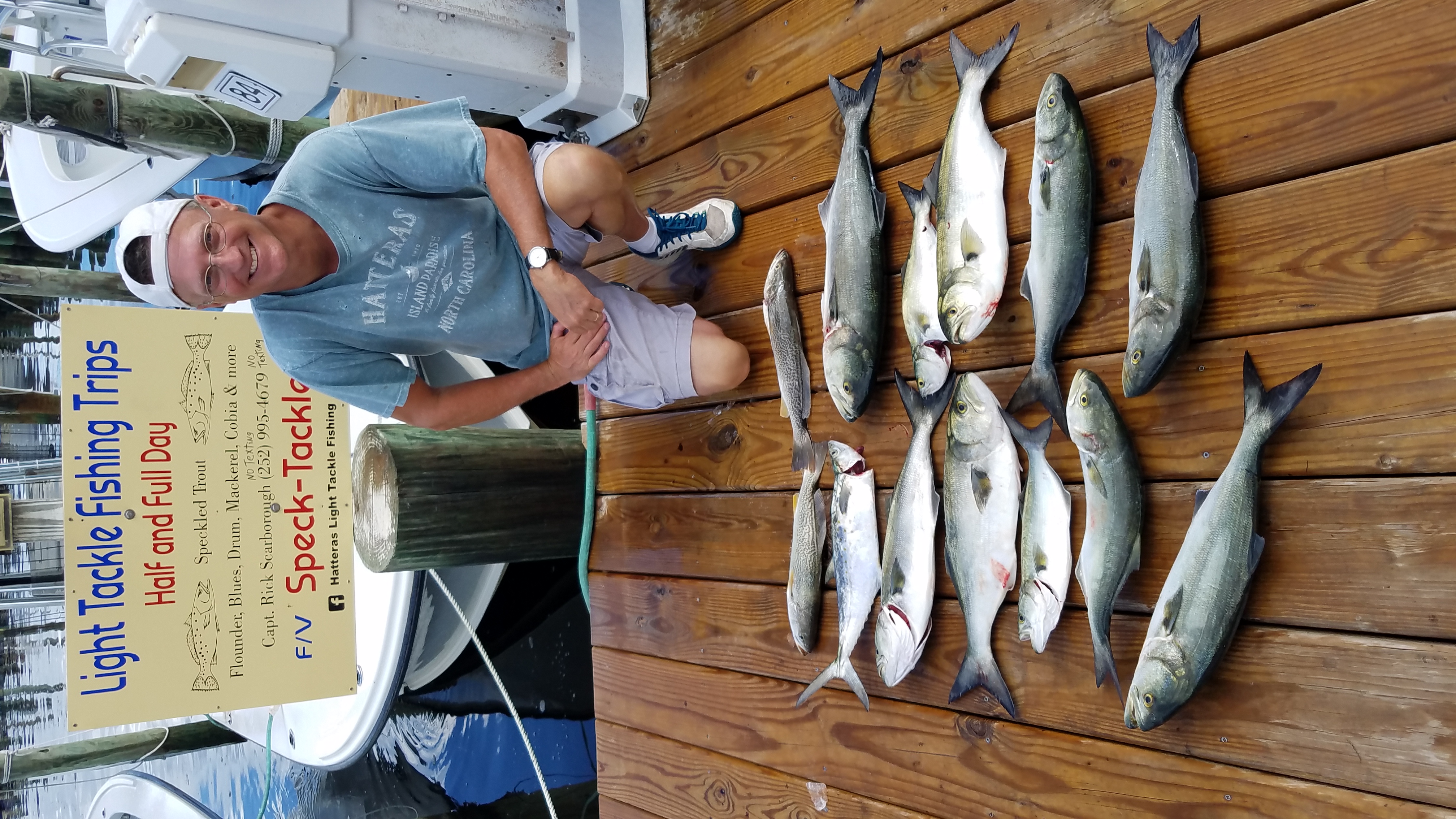 Speck-Tackler Inshore Fishing Charters Hatteras Teach's Lair