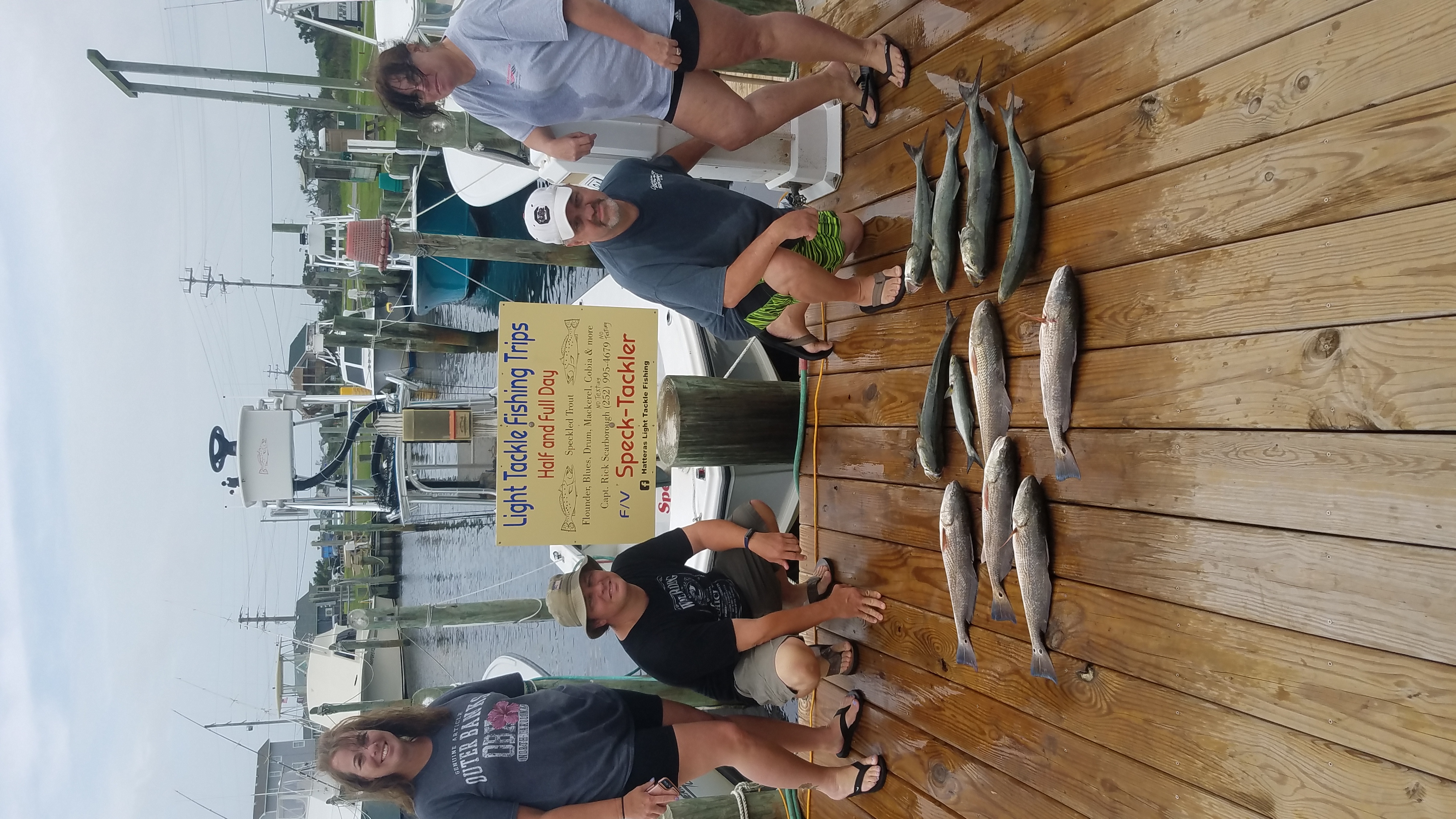 Speck-Tackler Inshore Fishing Charters Hatteras Teach's Lair