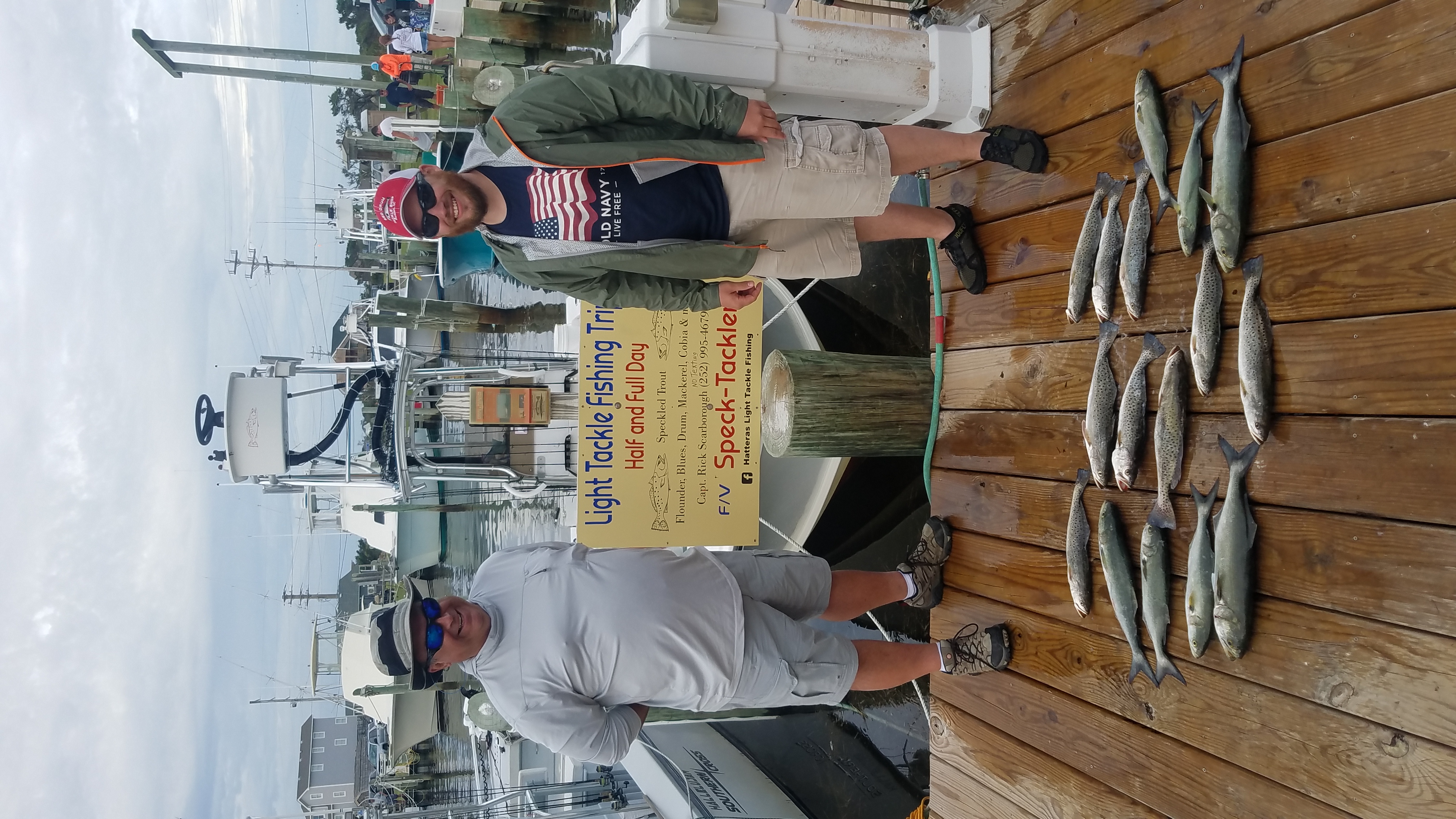 Speck-Tackler Fishing Teach's Lair Hatteras Inshore Charters